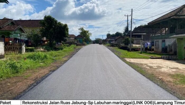 Ruas jalan Prioritas di Lampung Selesai Diperbaiki