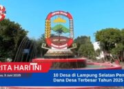 10 Desa Penerima Dana Desa Terbesar di Lampung Selatan tahun 2025