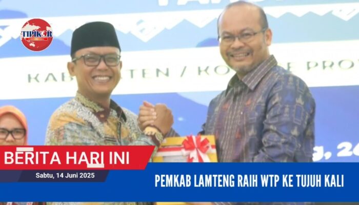 Pemkab Lampung Tengah Raih WTP ke Tujuh Kali