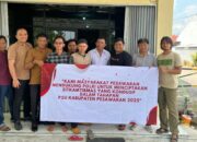 Polda Lampung Kunjungi Kantor AMP, Sampaikan Pesan Kamtibmas Pasca PSU Pilkada Pesawaran