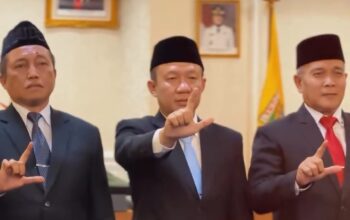 Sekda Marindo Lantik Ganjar Jationo Jadi Kepala Diskominfo Lampung