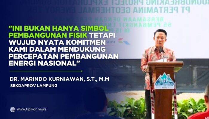 Lampung Dukung Energi Terbarukan, Groundbreaking Explorasi Gunung Tiga dimulai