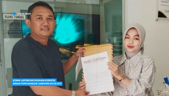 KOMA Laporkan Dugaan Korupsi Dinas PUPR Bandar Lampung Ke Kejati