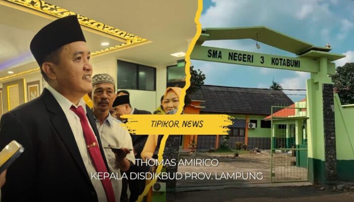 Disdikbud Lampung Tidak Akan Segan Segan Merekomendasikan Kasus SMAN 3 Kotabumi ke APH