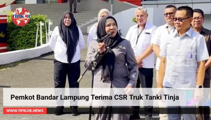 Pemkot Bandar Lampung Terima CSR Truk Tanki Tinja