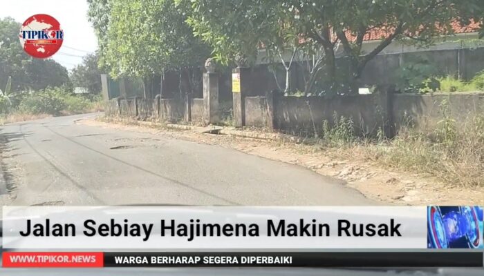Jalan Sebiay Hajimena Makin Rusak, Warga Berharap Segera Diperbaiki