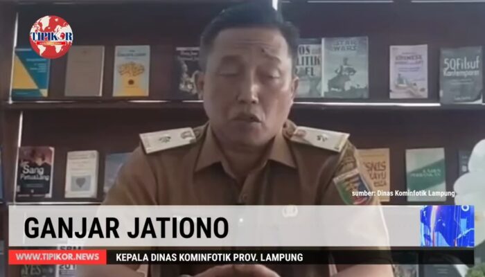 Ganjar Jationo Kunjungi Dinas Perpustakaan Lampung