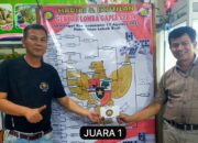 Ketua Gaple Ceria Lampung AKBP Vicky Dzulkarnain, MM, Juara 1 Lomba Gaple Momentum HUT RI Ke 80
