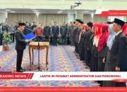 Pelantikan Pejabat Fungsional dan Administrator di Provinsi Lampung