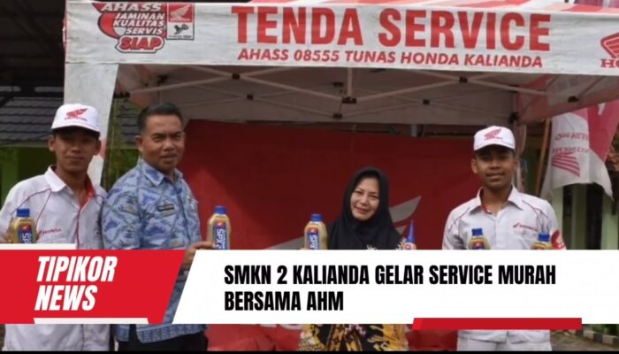 SMKN 2 Kalianda Gelar Servis Murah Bersama AHM