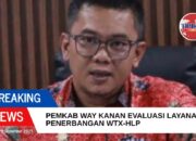 Pemkab Way Kanan Evaluasi Layanan Penerbangan WTX-HLP