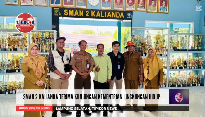 Kunjungan Kementerian Lingkungan Hidup ke SMAN 2 Kalianda