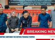 Sekda Lampung Sampaikan Tiga Raperda Prakarsa Pemprov dalam Rapat Paripurna DPRD
