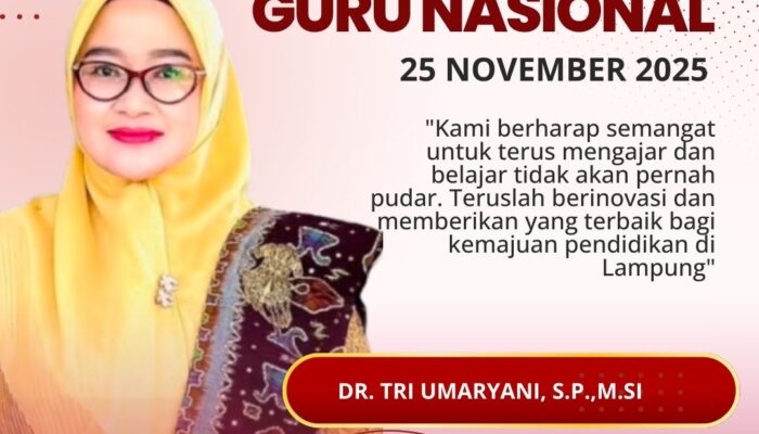 Kepala Bappeda Lampung Barat Sampaikan Apresiasi Mendalam pada Hari Guru Nasional 2025