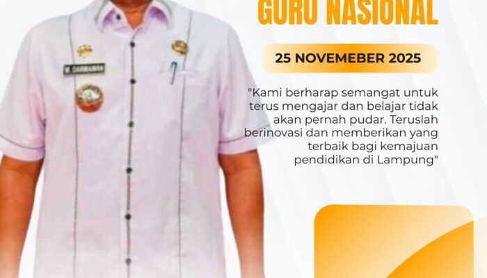 “Guru adalah Pahlawan Masa Kini!”: Kadisdikbud Lampung Selatan Beri Apresiasi di Hari Guru Nasional 2025!