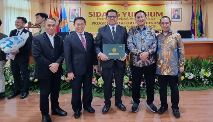 Oking Ganda Miharja Resmi Sandang Gelar Doktor Ilmu Hukum dari Universitas Jayabaya