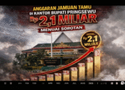 Anggaran Jamuan Tamu di Kantor Bupati Pringsewu Capai Rp 2,1 Miliar