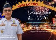 Kepala Dinas Perhubungan Kota Metro Sampaikan Ucapan Selamat Tahun Baru 2026