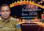 Kepala Bagian Umum Sekretariat DPRD Kota Metro Sampaikan Ucapan Selamat Tahun Baru 2026