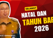 Kepala BKAD Lampung Barat Sumadi Sampaikan Ucapan Natal dan Tahun Baru 2026, Ajak Masyarakat Jaga Semangat Kebersamaan