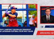 Sekdaprov Lampung Tunjukkan Semangat Juang di Lapangan Softball PKOR Way Halim