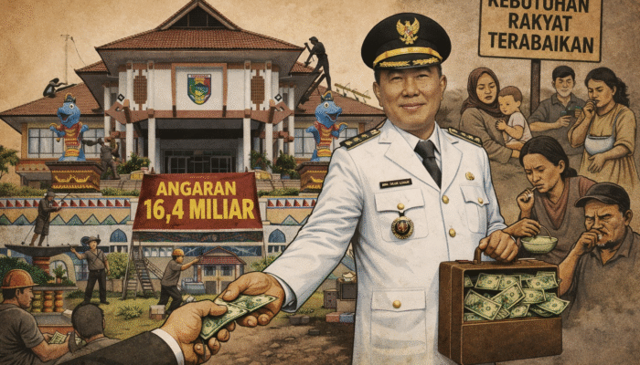 Istana Dipoles, Rakyat Ditinggal: Anggaran Rp 16,4 Miliar Setdakab Tanggamus Diduga Jauh dari Prinsip Kepatutan