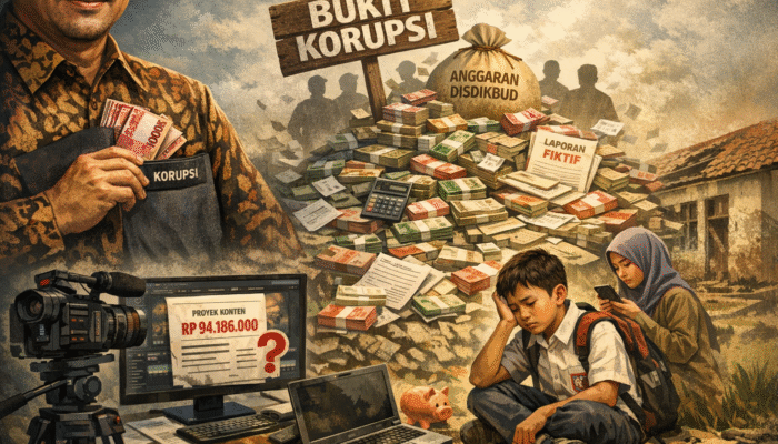 “Sedikit Demi Sedikit, Lama-lama Jadi Bukit Korupsi”: Dugaan Penggelembungan Anggaran di Disdikbud Pringsewu