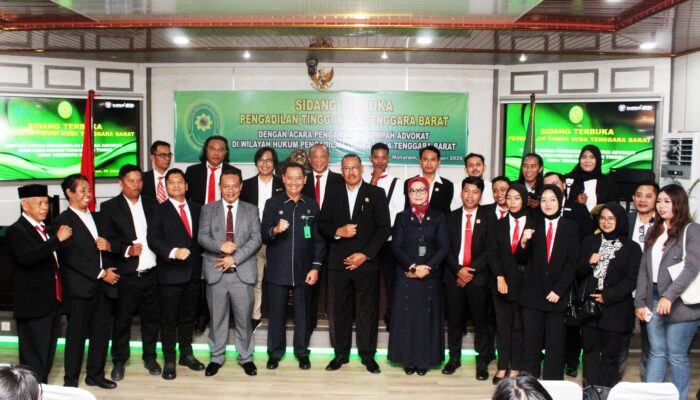 Awal Penerapan KUHP dan KUHAP Baru, Advokat Persadin NTB Diambil Sumpahnya