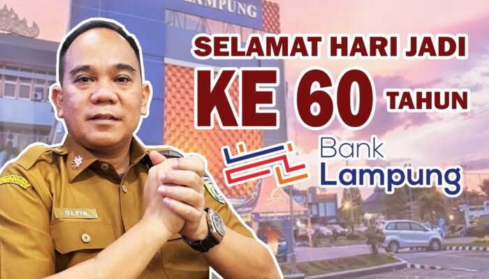 BPKAD Pringsewu Ucapkan Selamat HUT ke-60 Bank Lampung