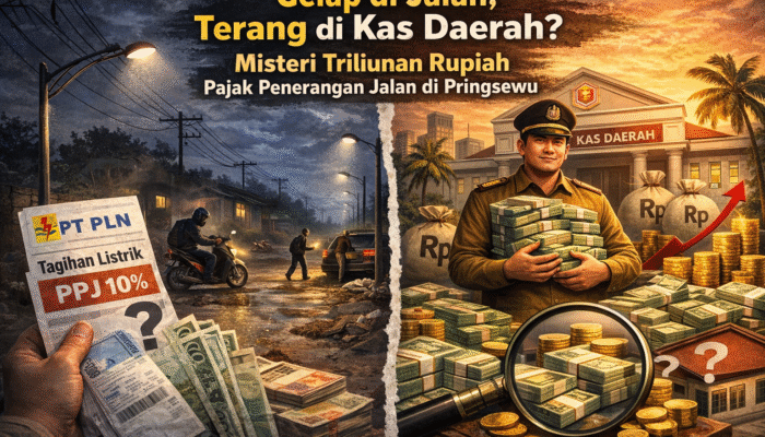 Gelap di Jalan, Terang di Kas Daerah? Misteri Pajak Penerangan Jalan di Pringsewu Rp 35 Miliar per tahun