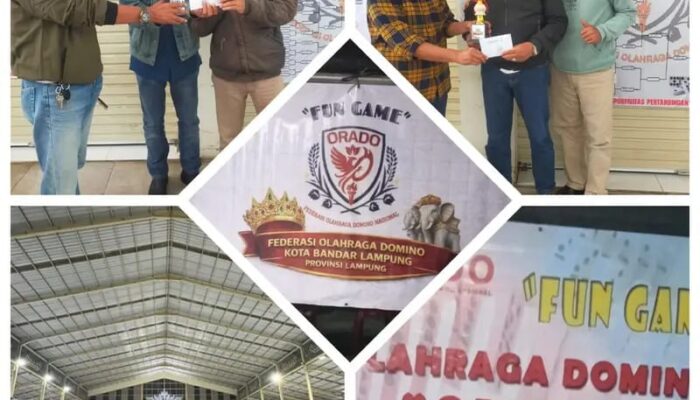 Domino Naik Kelas! Fun Game ORADO Bandar Lampung Cetak Sejarah Baru Olahraga Domino Lampung