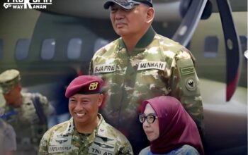 Bupati Ayu Asalasiyah Hadiri Kunker Menhan RI di Way Kanan