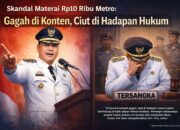Skandal Materai Rp10 Ribu Metro: Gagah di Konten, Ciut di Hadapan Hukum