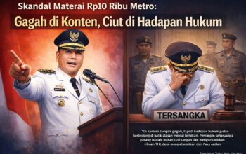 Skandal Materai Rp10 Ribu Metro: Gagah di Konten, Ciut di Hadapan Hukum