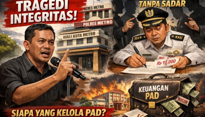 Skandal Materai Rp10 Ribu Metro: Anes Menohok — Jika Wali Kota Tak Sadar Tanda Tangan, Siapa yang Sadar Kelola PAD?