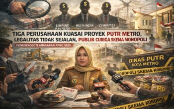Tiga Perusahaan Kuasai Proyek Dinas PUTR Kota Metro, Dugaan Skema Monopoli Mencuat