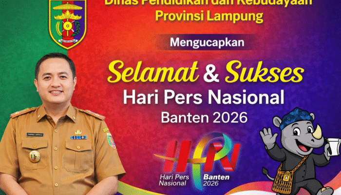 Peringati HPN 2026, Disdikbud Lampung Tekankan Peran Strategis Pers Awasi Dana Pendidikan