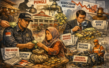 Anomali PAD Kota Metro Terkuak: Dugaan Pungli di Pasar, Kebocoran Pendapatan, hingga Tata Kelola Keuangan yang Bobrok