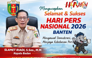 Bapenda Lampung Ucapkan Selamat HPN 2026, Slamet Riadi: Pers Pilar Demokrasi, Penjaga Transparansi Publik