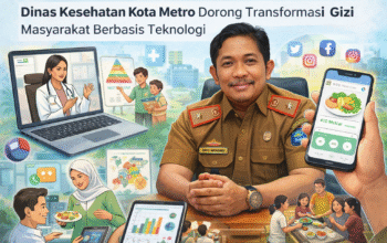 Dinas Kesehatan Kota Metro Dorong Transformasi Gizi Masyarakat Berbasis Teknologi