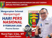 HPN 2026 di Banten, Plt Kepala BPKAD Lampung Apresiasi Peran Pers
