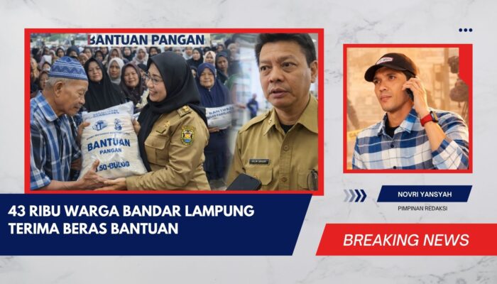 Pemkot Bandar Lampung Gulirkan Bantuan Beras untuk 43 Ribu Warga, Tiap Keluarga Dapat 5 Kg