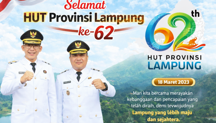 Bupati Lampung Selatan Raditya Egi Pratama Sampaikan Ucapan Hari Jadi Provinsi Lampung