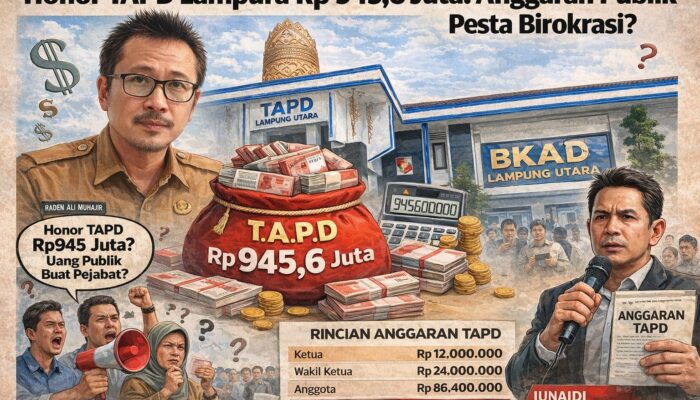 BPKAD Lampung Utara Klarifikasi Anggaran Honorarium TAPD 2026