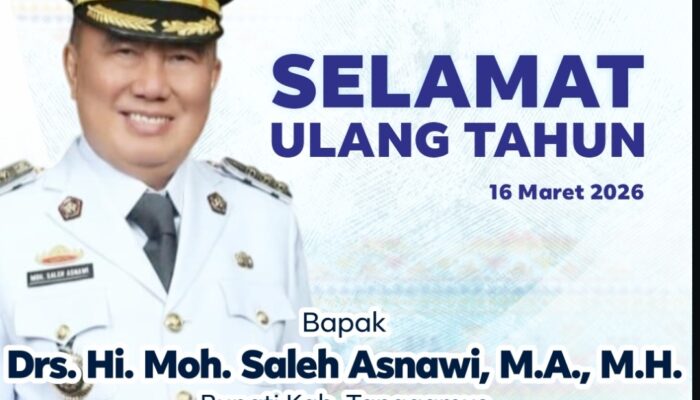 Kepala Dinas Lingkungan Hidup Tanggamus Sampaikan Ucapan Selamat Ulang Tahun Bupati Moh Saleh Asnawi