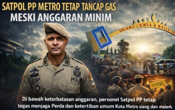 Satpol PP Metro Tetap Tancap Gas, Meski Anggaran Minim