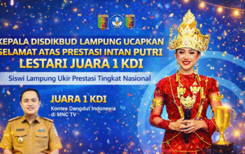 Kepala Disdikbud Lampung Ucapkan Selamat atas Prestasi Intan Putri Lestari Juara 1 KDI