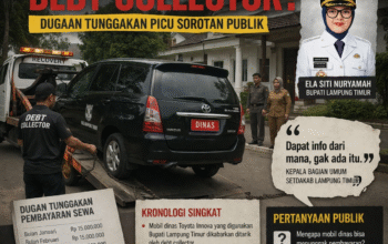 Mobil Dinas Bupati Lampung Timur Ditarik Debt Collector? Dugaan Tunggakan Picu Sorotan Publik