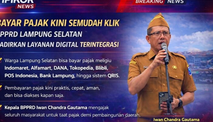 Bayar Pajak Kini Semudah Klik! BPPRD Lampung Selatan Hadirkan Layanan Digital Terintegrasi