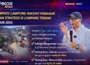 Pemprov Lampung Percepat Perbaikan Jalan Strategis di Lampung Tengah Tahun 2026